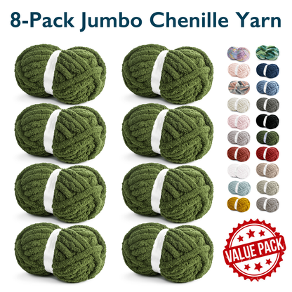 Yarn-7 Jumbo-Chenille-8Pack