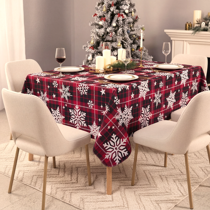 ComfiTime Christmas Vinyl Tablecloth
