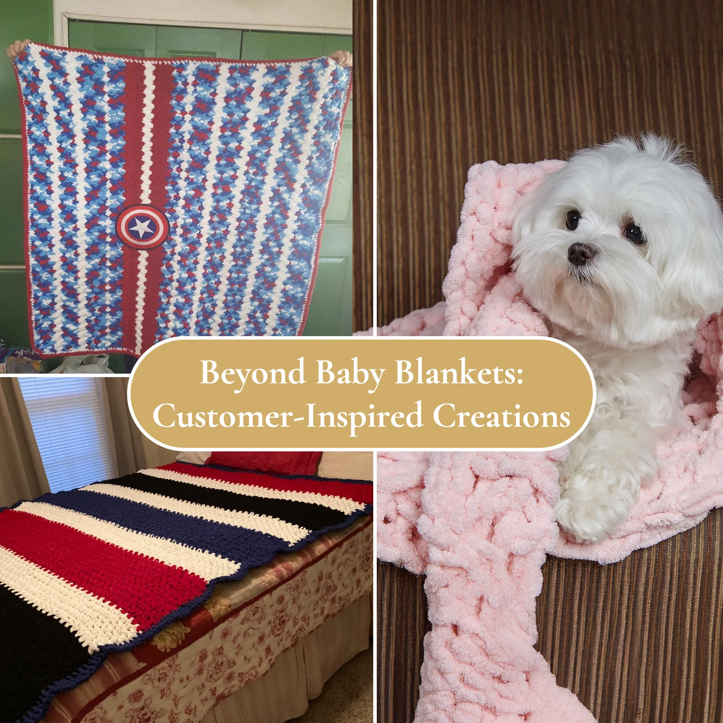 Yarn-6 Super Bulky-Chenille-3 Pack