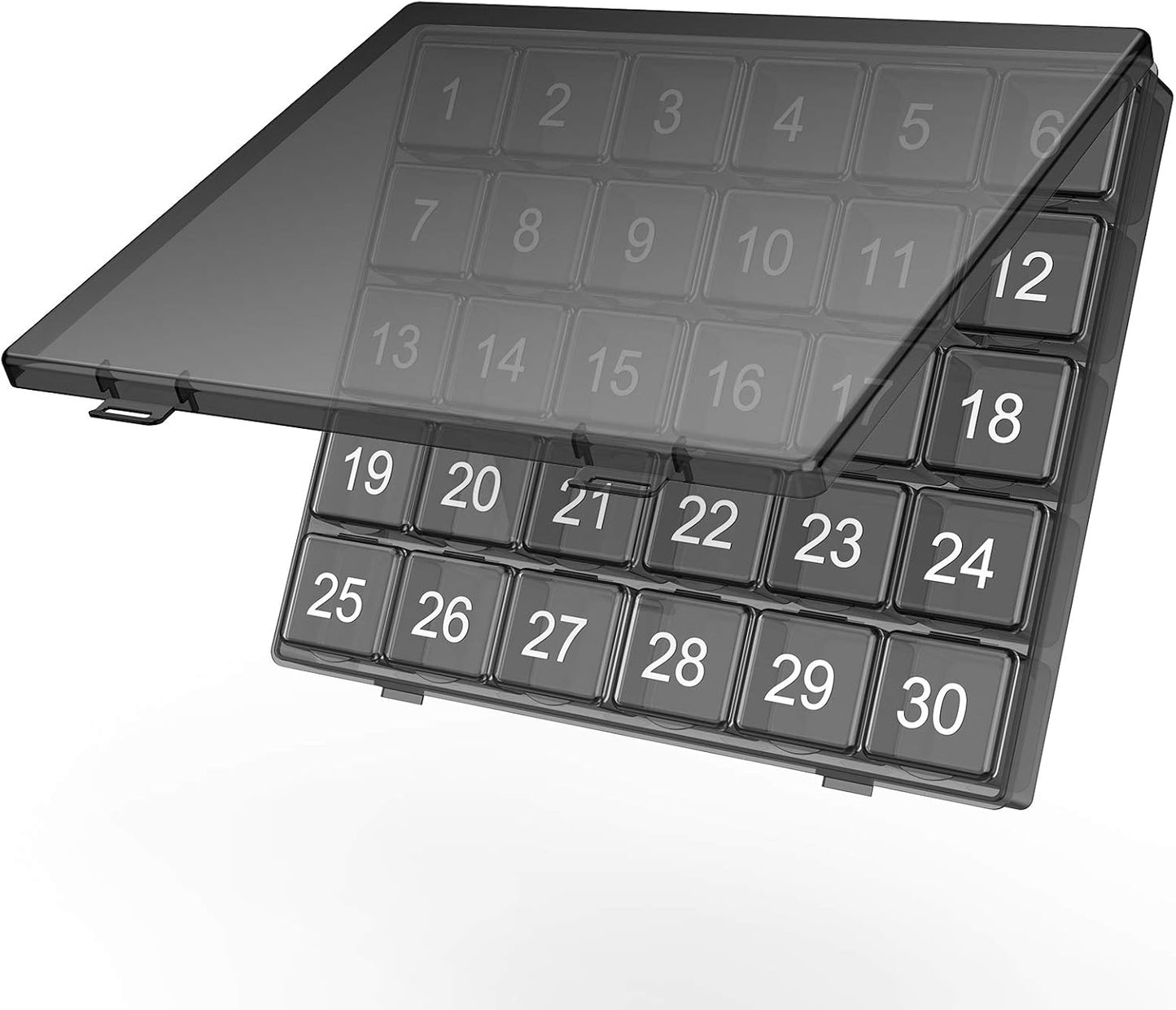 ComfiTime Pill Organizer – 30-Day Large Monthly Pill Case, Once-a-Day (Daily)