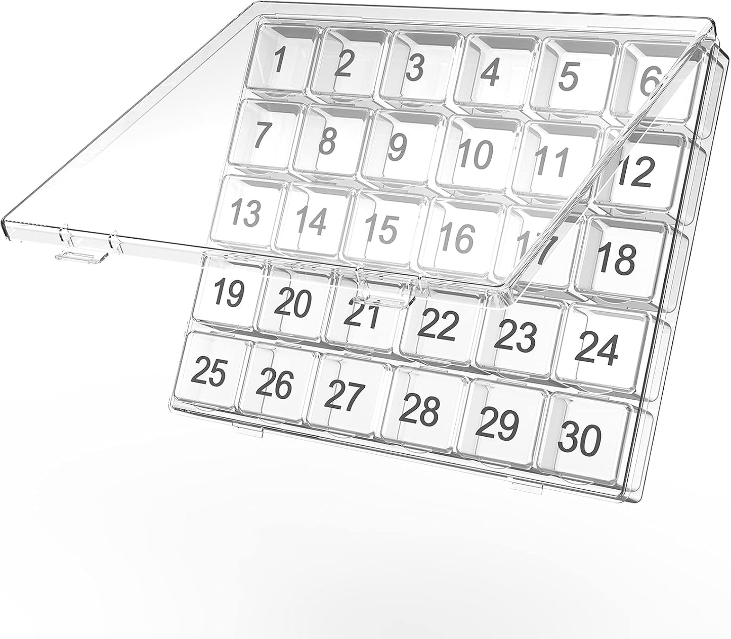 ComfiTime Pill Organizer – 30-Day Large Monthly Pill Case, Once-a-Day (Daily)