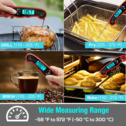 Instant-Read Digital Meat Thermometer