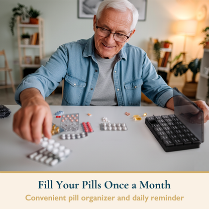 ComfiTime Pill Organizer – 28-Day Large Monthly Pill Case, Once-a-Day (Daily)