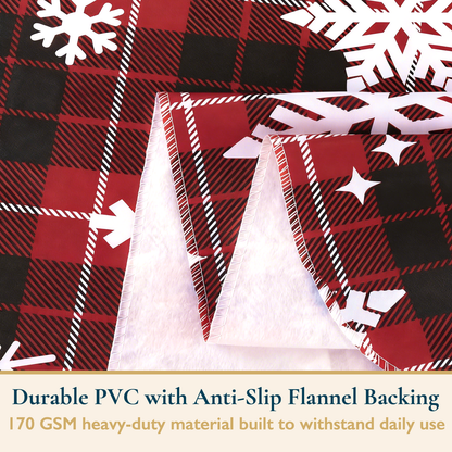 ComfiTime Christmas Vinyl Tablecloth