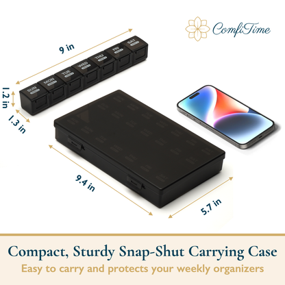 ComfiTime Pill Organizer – 28-Day Large Monthly Pill Case, Once-a-Day (Daily)