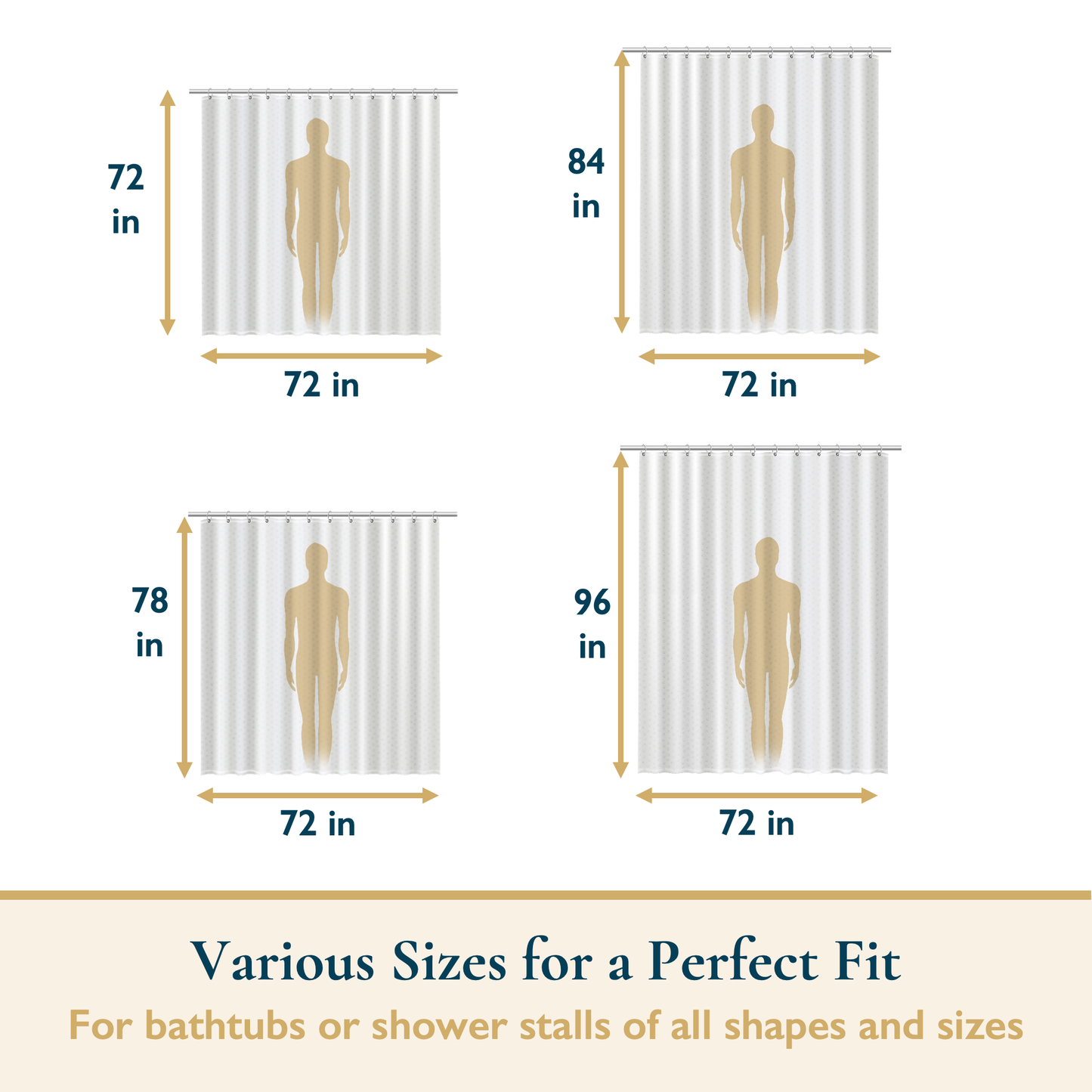 Shower Curtain-Tassels-Chevron