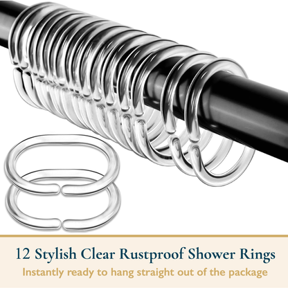Shower Curtain-Tassels-Chevron