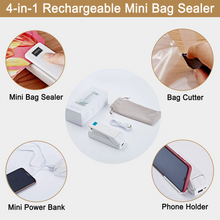 Load image into Gallery viewer, illuminlabs 4-1 Rechargeable Mini Bag Sealer
