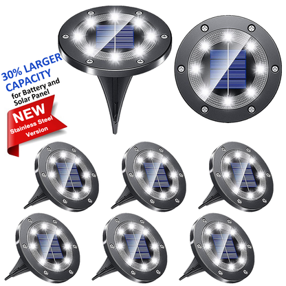 Solar Ground Light With Stainless-Steel Casing