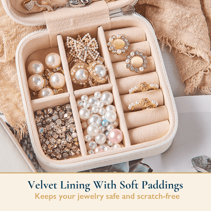 Vegan Leather Travel Jewelry Case