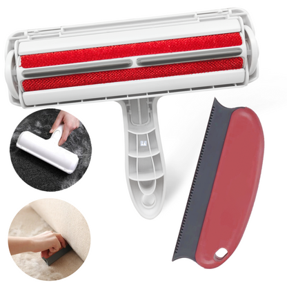 Pet Hair Remover Tool Set - Roller Brush, Mini Detailer