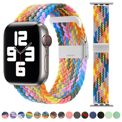 Braided Apple Watch Band With Adjustable Buckle