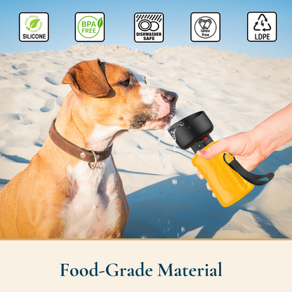 Leakproof Dog Water Bottle With Bonus Dog Poop Bag Dispenser