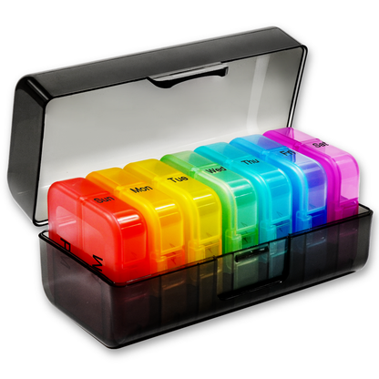 Weekly Pill Organizer, 2 Times a Day
