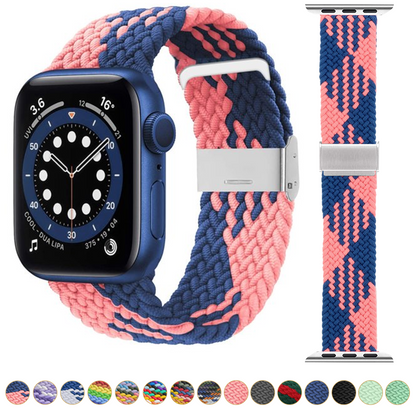Braided Apple Watch Band With Adjustable Buckle