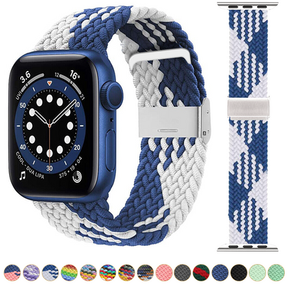 Braided Apple Watch Band With Adjustable Buckle