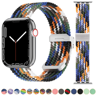 Braided Apple Watch Band With Adjustable Buckle