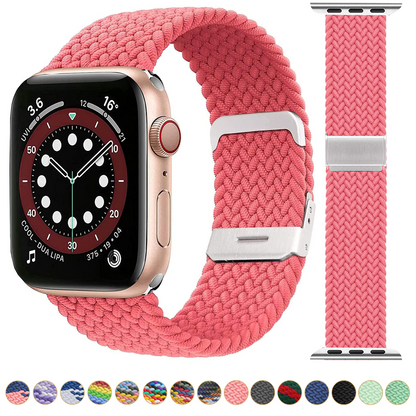 Braided Apple Watch Band With Adjustable Buckle