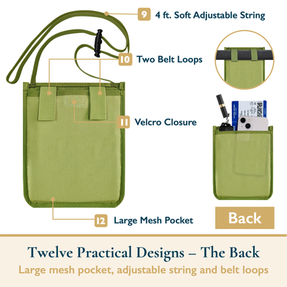 RFID Blocking Passport Holder Neck Wallet