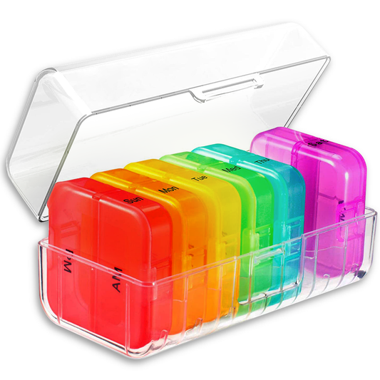Weekly Pill Organizer, 2 Times a Day