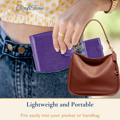 RFID-Blocking Passport Wallet With Large Cash Pocket