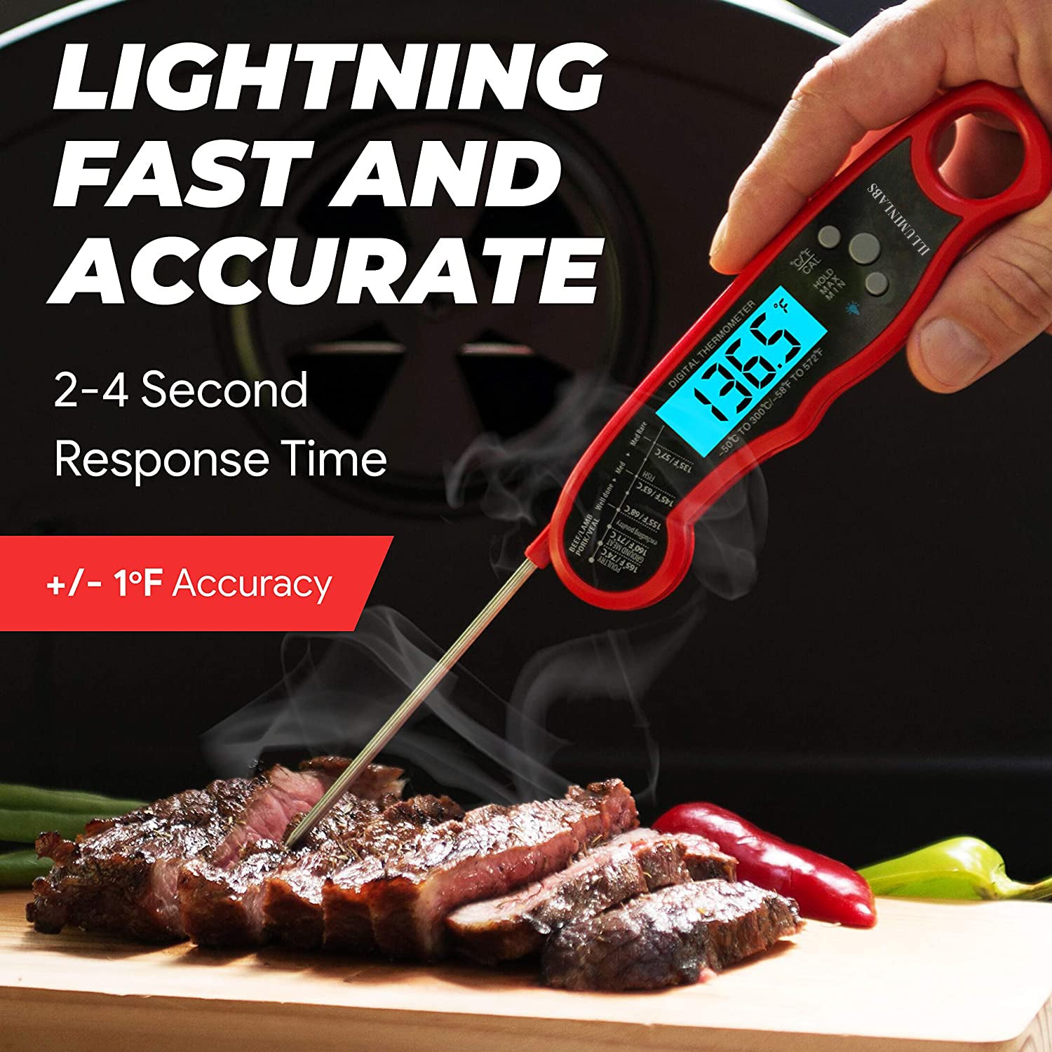 Meat Thermometer Digital Instant Read Kitchen Cooking Food Candy