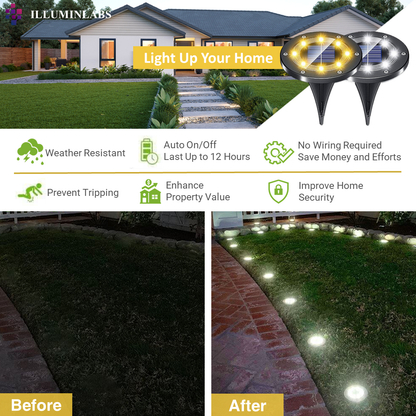 Solar Ground Light With Stainless-Steel Casing